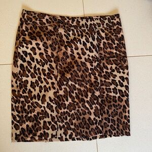 Cache Animal Print Skirt  121 EUC